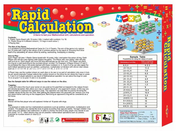 Four children laughing and playing the KidNzo Rapid Calculation math board game, using dice and colorful rings on grey numbered boards to solve equations.