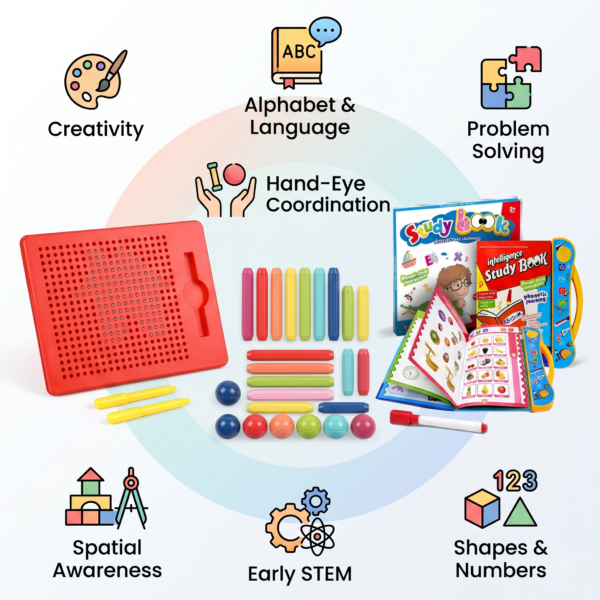 educational toy combo for kids with creative learning activities