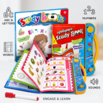 interactive talking learning book for kids ABC numbers and shapes