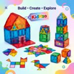 KidNzo magnetic building blocks for creative construction and learning