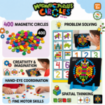 KidNzo Magnetic Puzzles educational toy supporting creativity, problem solving and hand-eye coordination