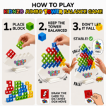 How to Play KidNzo Tetra Tower Balance Game with Stacking Blocks