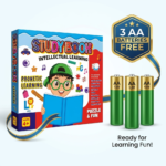 Interactive Study Book for kids with three AA batteries included free