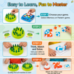 How to play KidNzo Memory Chess 2-in-1 and Pattern Twist educational games